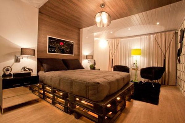 Quanto custa mobiliar uma casa pequena? 4 Quarto de Casal Decorado 1